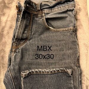 MBX Men's Classic Gray Slim Jeans
